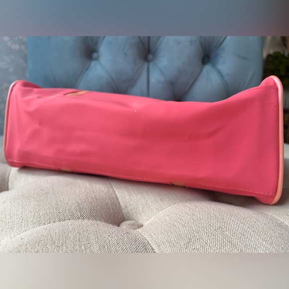 Clinique Pink Peach Waterproof Tote Bag NEW - Picture 9 of 10